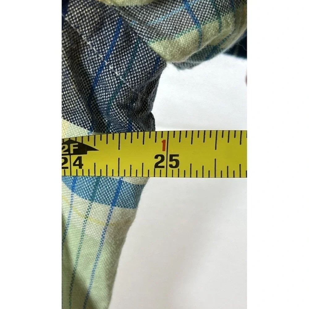 Saddlebred Shirt‎ XL Johnny Cash San Quentin 100%Cotton Relaxed Fit Plaid - Picture 5 of 5